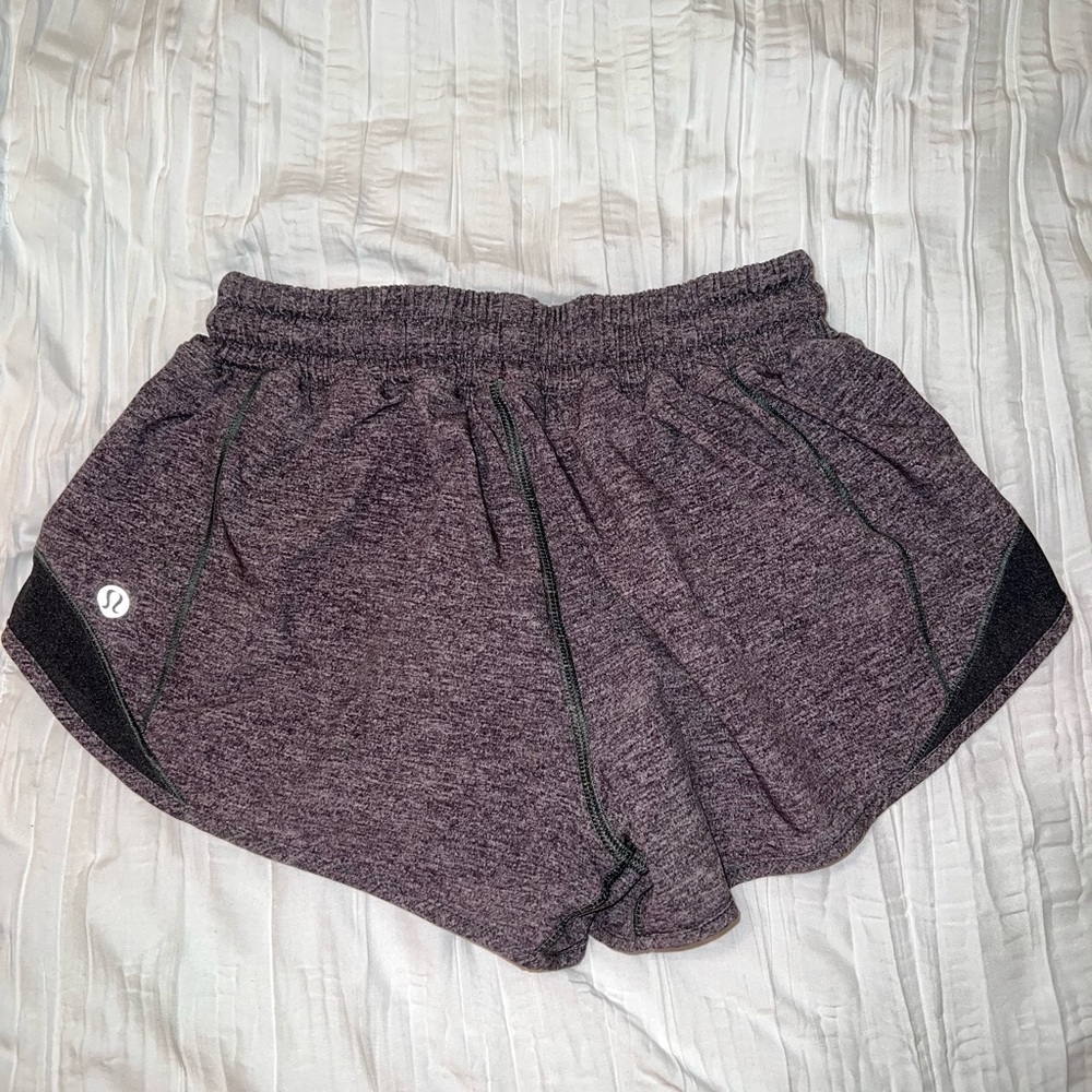 Lululemon Athletica Hotty Hot Low-Rise Lined Shorts 2.5” Gray